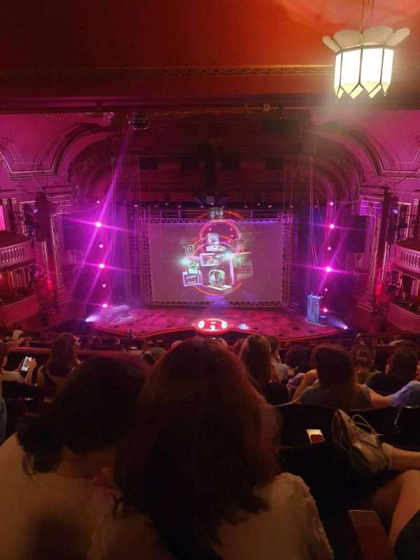 Dominion Theatre, section: Circle, row: P, seat: 20