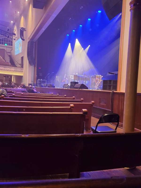 Ryman Auditorium, section: MF-1, row: N, seat: 5