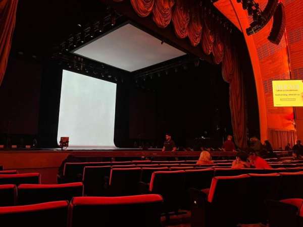 Radio City Music Hall, section: Orchestra 6, row: HH, seat: 603