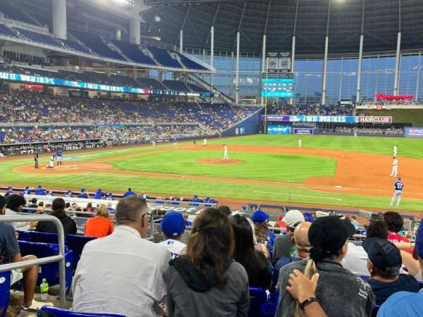 LoanDepot Park, section: 8, row: 6, seat: 20