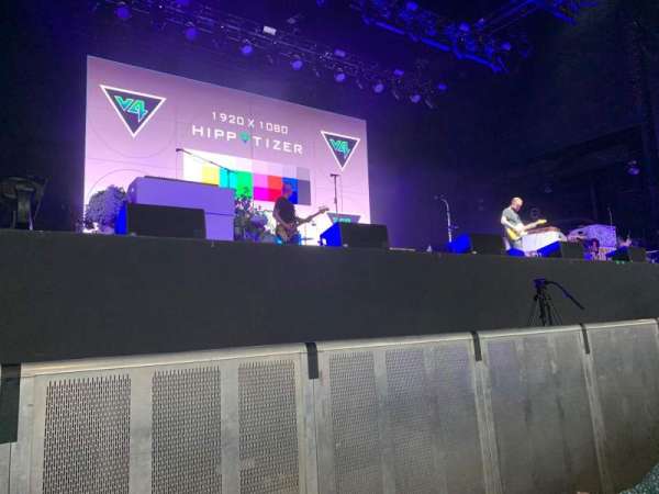 Dos Equis Pavilion, section: 102, row: 1, seat: 1