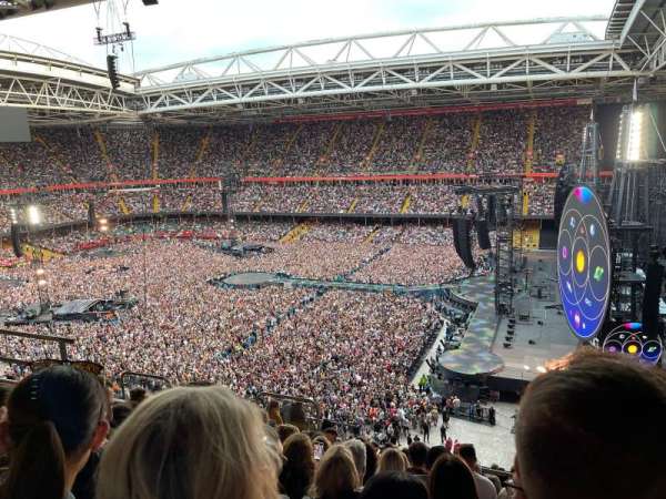 Principality Stadium, section: U6, row: 15, seat: 10