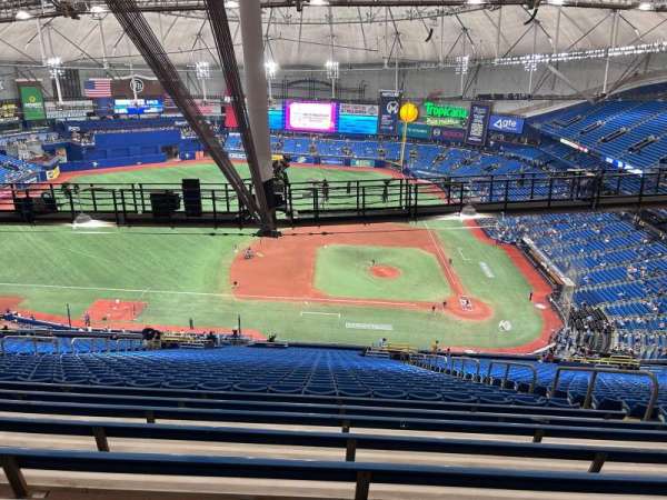 Tropicana Field, section: 311, row: TT, seat: 1