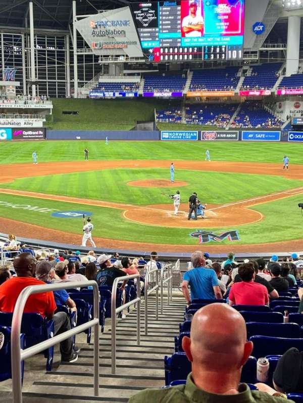 LoanDepot Park, section: 15, row: 11, seat: 12