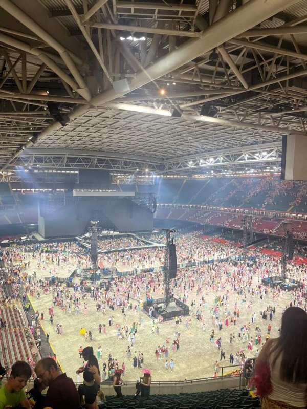 Principality Stadium, section: U23, row: 19, seat: 17