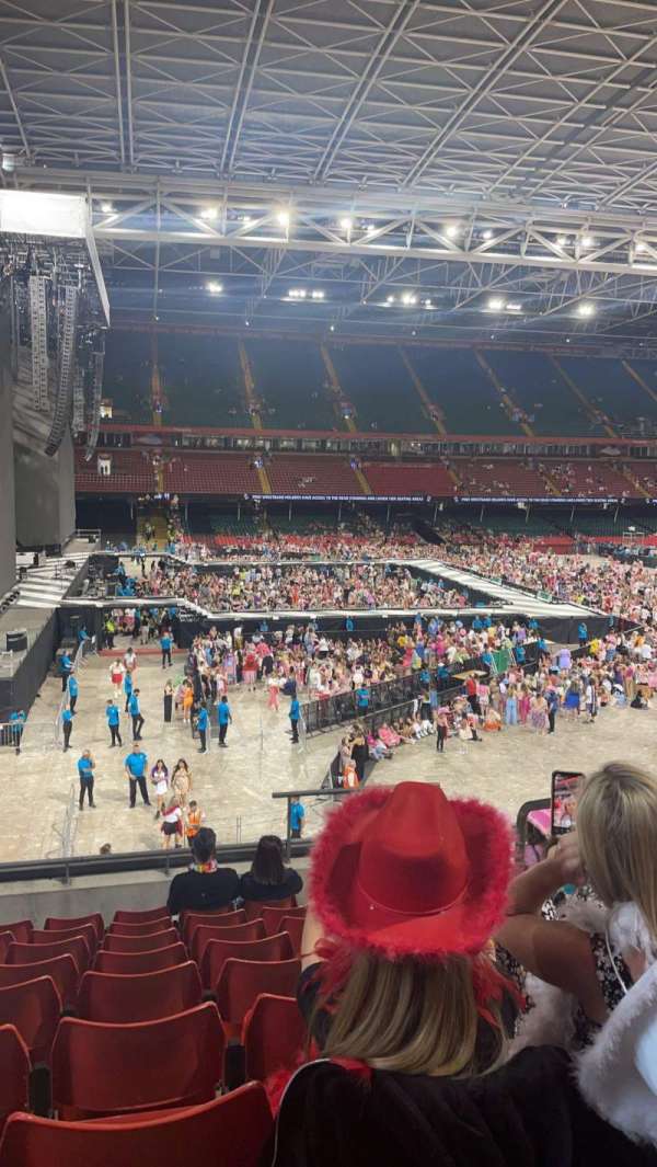 Principality Stadium, section: M33, row: 9, seat: 25