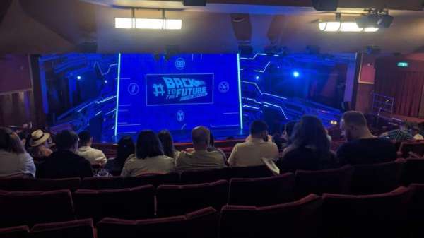 Adelphi Theatre, section: Dress Circle, row: O, seat: 24