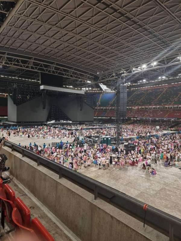 Principality Stadium, section: M27, row: 2, seat: 15