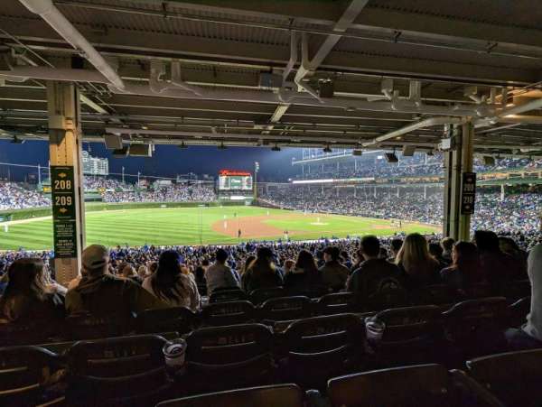 Wrigley Field, section: 209, row: 15, seat: 6