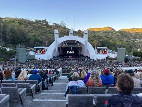Hollywood Bowl, section: H, row: 21, seat: 117