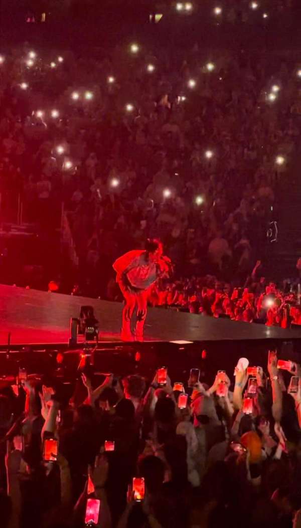 The O2, London, section: A101, row: E, seat: 33