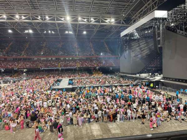 Principality Stadium, section: M8, row: 2, seat: 18