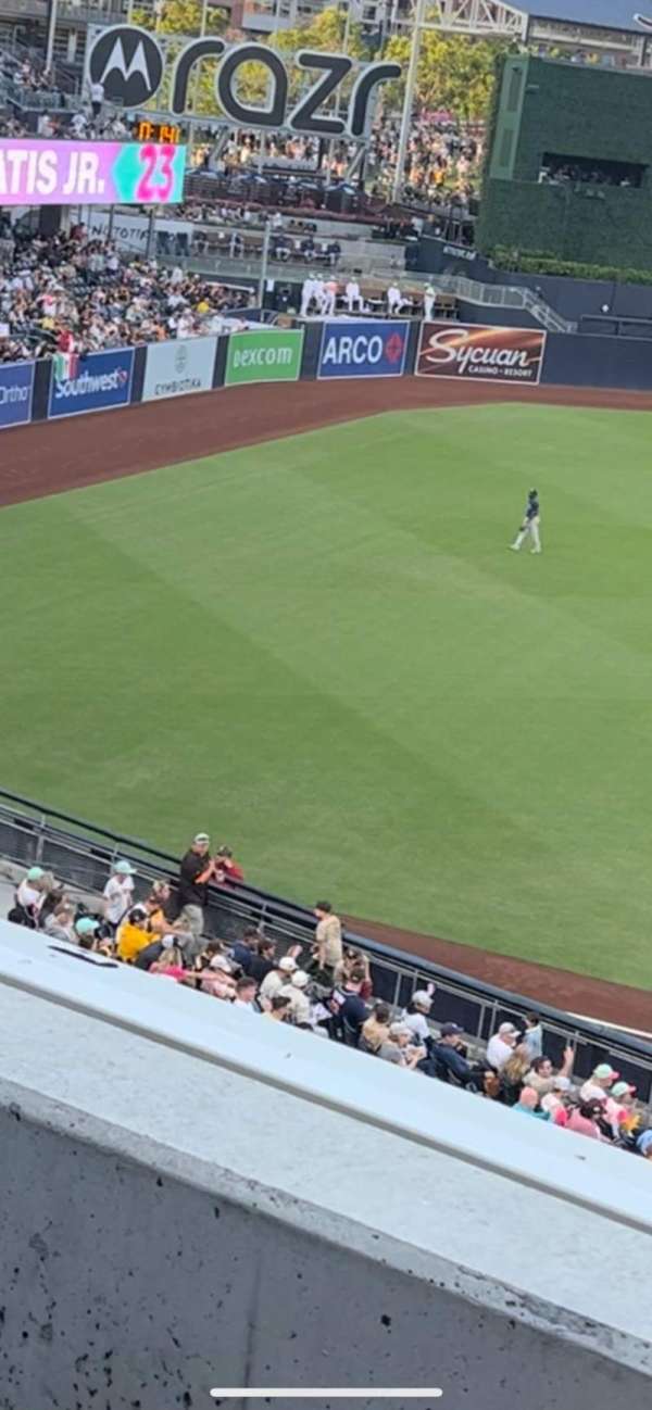 Petco Park, section: 216, row: 2, seat: 18