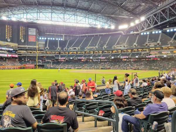 Chase Field, section: 135, row: 13, seat: 1