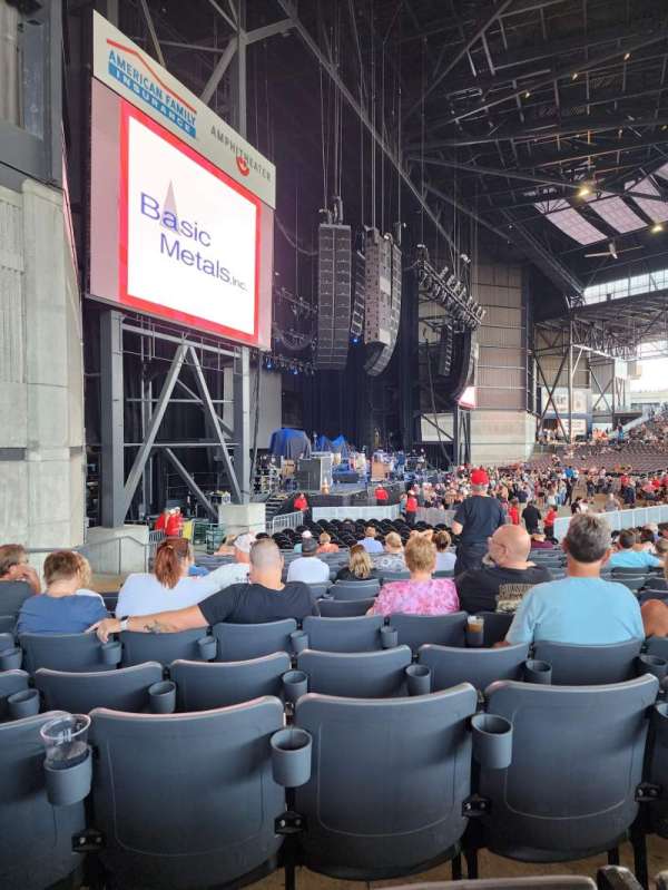 American Family Insurance Amphitheater, section: 105, row: TT, seat: 30