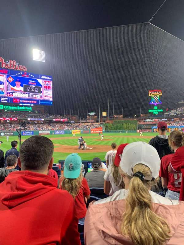Citizens Bank Park, section: Diamond Club E, row: 11, seat: 10