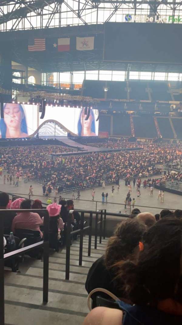 Globe Life Field, section: 107, row: 9, seat: 1