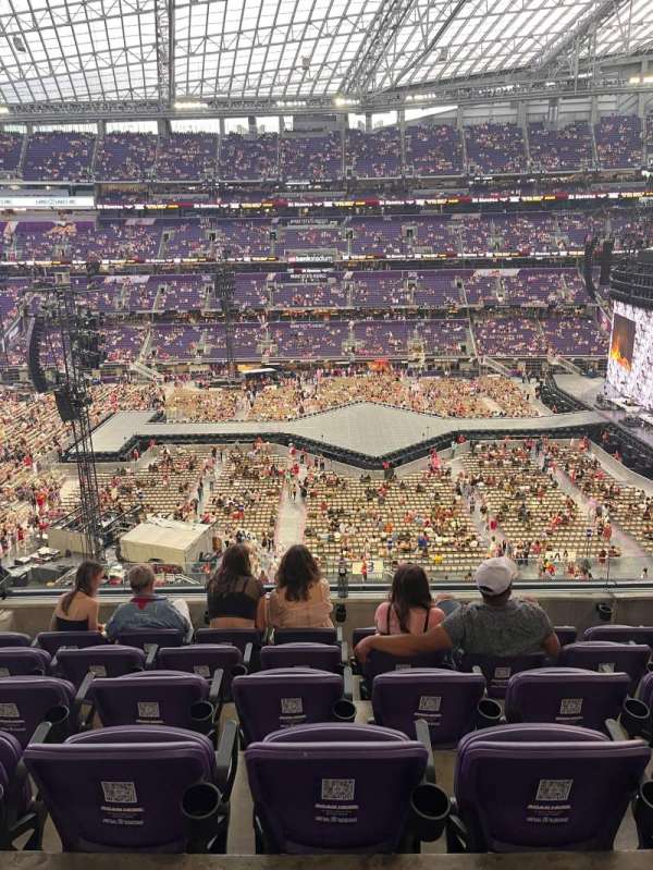 U.S. Bank Stadium, section: C3, row: 6, seat: 7