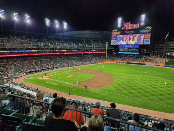 Comerica Park, section: 217, row: 3, seat: 18