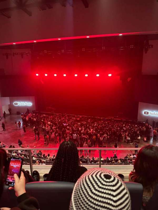 YouTube Theater, section: 205, row: C, seat: 7