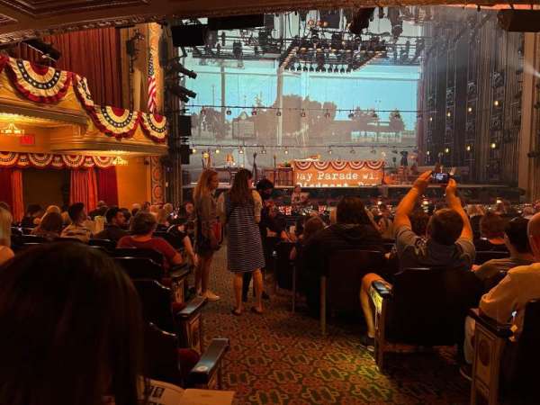 Bernard B. Jacobs Theatre, section: Orchestra L, row: O, seat: 1