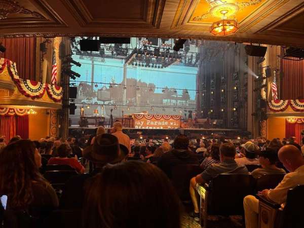 Bernard B. Jacobs Theatre, section: Orchestra L, row: O, seat: 3