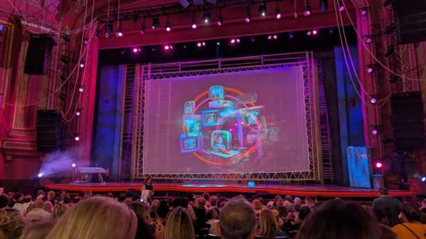 Dominion Theatre, section: Stalls, row: N, seat: 19