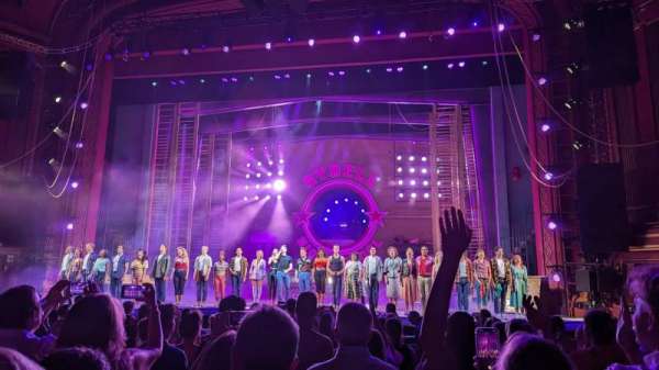 Dominion Theatre, section: Stalls, row: N, seat: 19