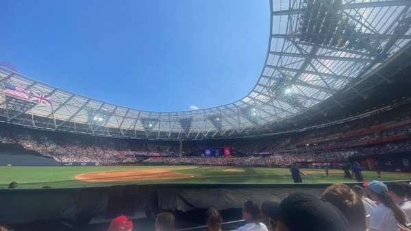 London Stadium, section: 103, row: 4, seat: 409