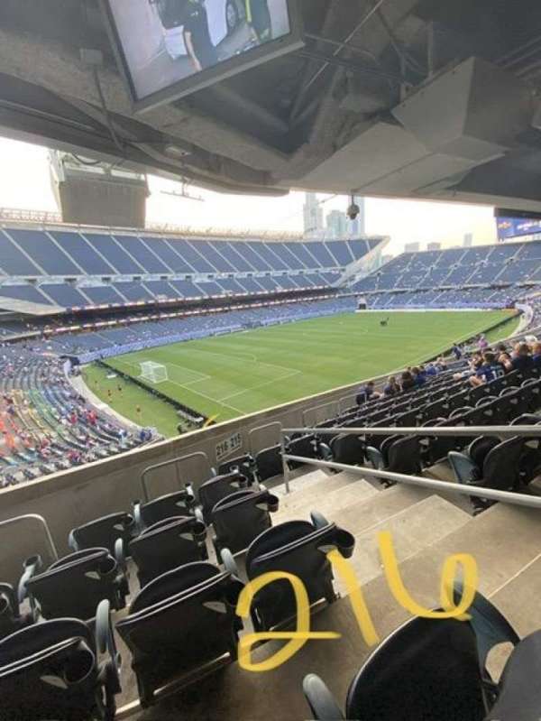 Soldier Field, section: 216, row: 15, seat: 26