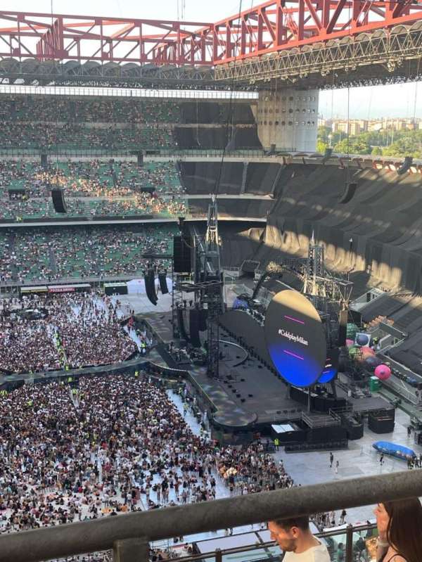 San Siro, section: 312, row: 3, seat: 34
