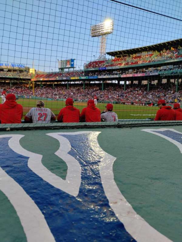 Fenway Park, section: Field Box 65, row: C, seat: 4