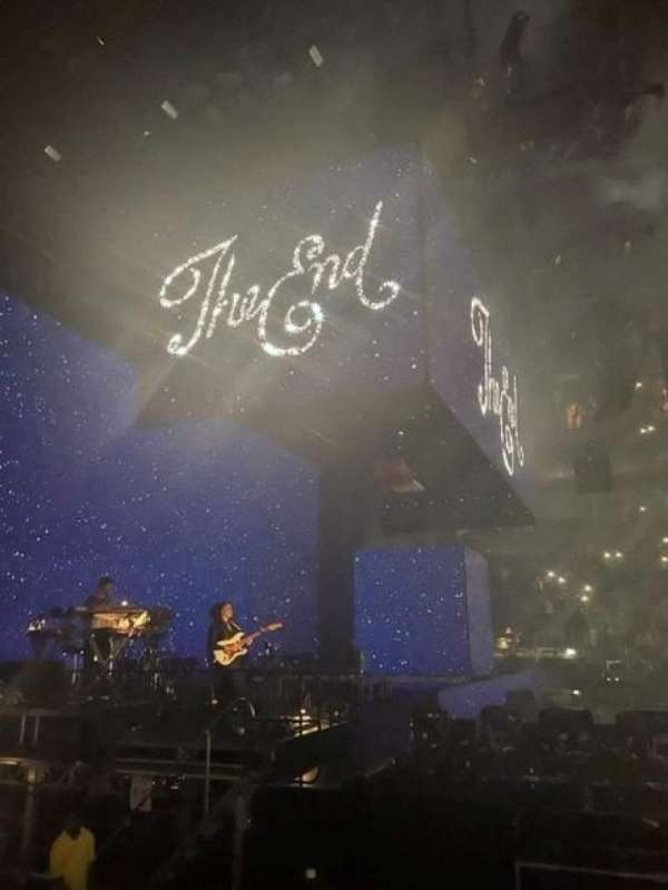 The O2, London, section: 101, row: E, seat: 20