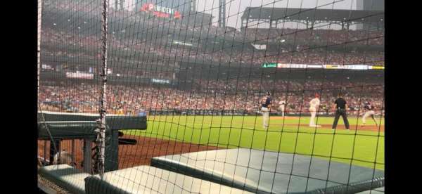 Busch Stadium, section: COM, row: A, seat: 3