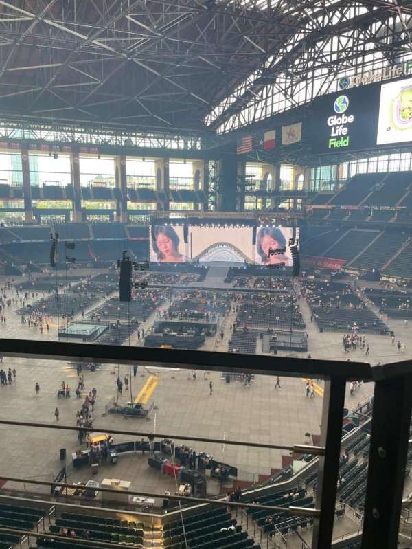 Globe Life Field, section: 218, row: 1, seat: 18