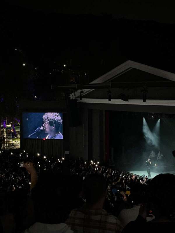 The Greek Theatre, section: South Terrace, row: L, seat: 50