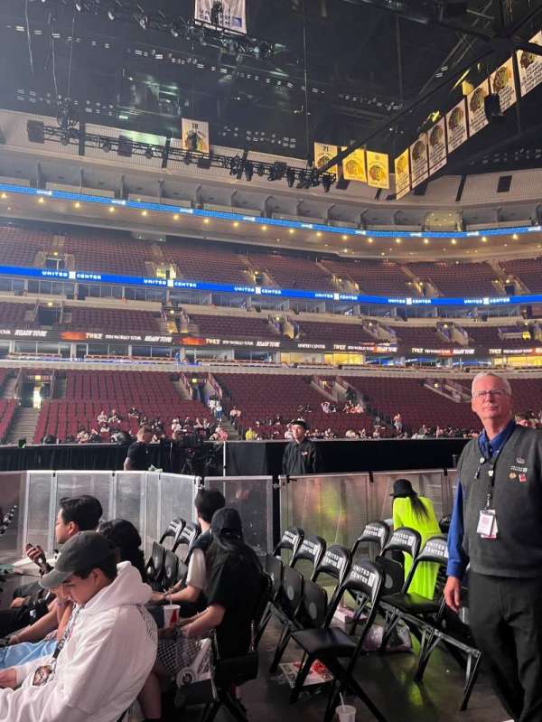 United Center, section: 112, row: 1, seat: 15