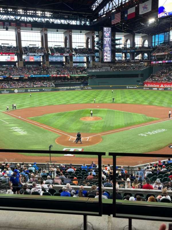 Globe Life Field, section: 115, row: 2, seat: 1