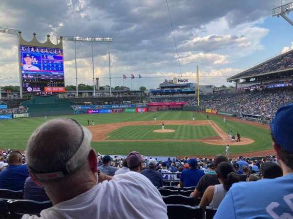 Kauffman Stadium, section: 223, row: GG, seat: 18