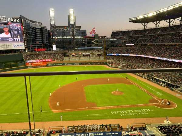 Truist Park, section: 333, row: 1, seat: 3