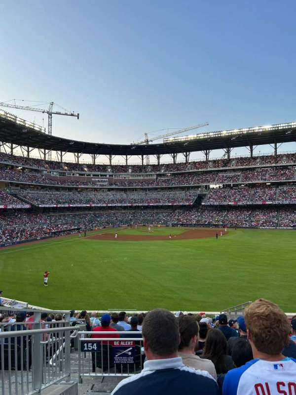 Truist Park, section: 154, row: 16, seat: 19