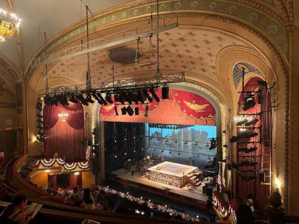 Bernard B. Jacobs Theatre, section: Mezzanine R, row: H, seat: 22