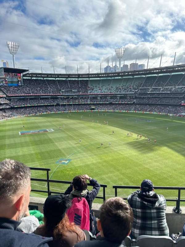 Melbourne Cricket Ground, section: Q8, row: D, seat: 18