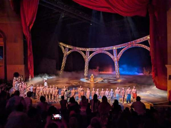 O Theatre, section: 104, row: M, seat: 16