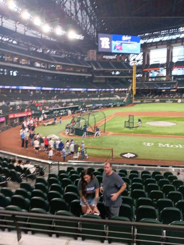 Globe Life Field, section: 17, row: 11, seat: 8