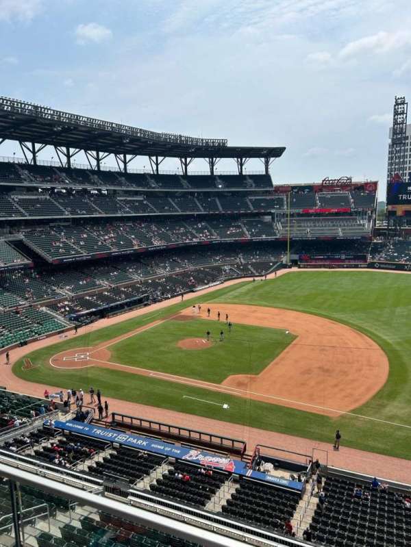 Truist Park, section: 317, row: 1, seat: 16