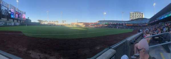 Las Vegas Ballpark, section: 120, row: A, seat: 2