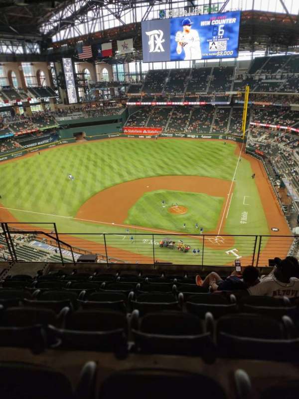 Globe Life Field, section: 310, row: 7, seat: 9