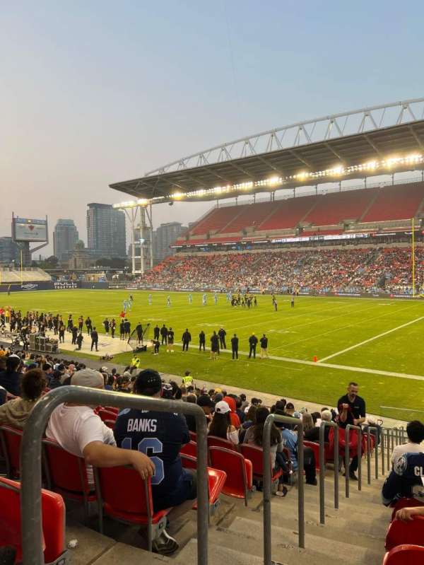 BMO Field, section: 119, row: 17, seat: 21