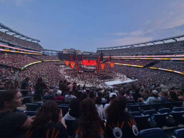Gillette Stadium, section: 201, row: 21, seat: 19